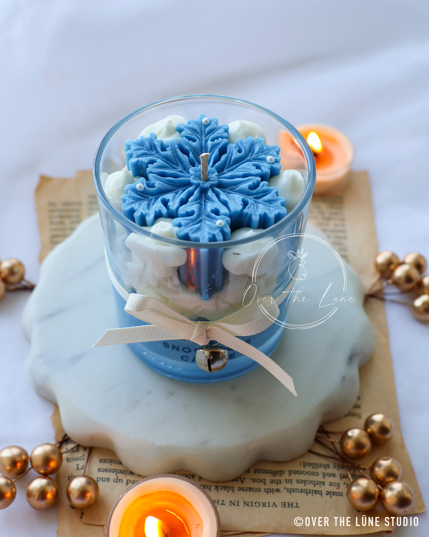 Snowflake Candle
