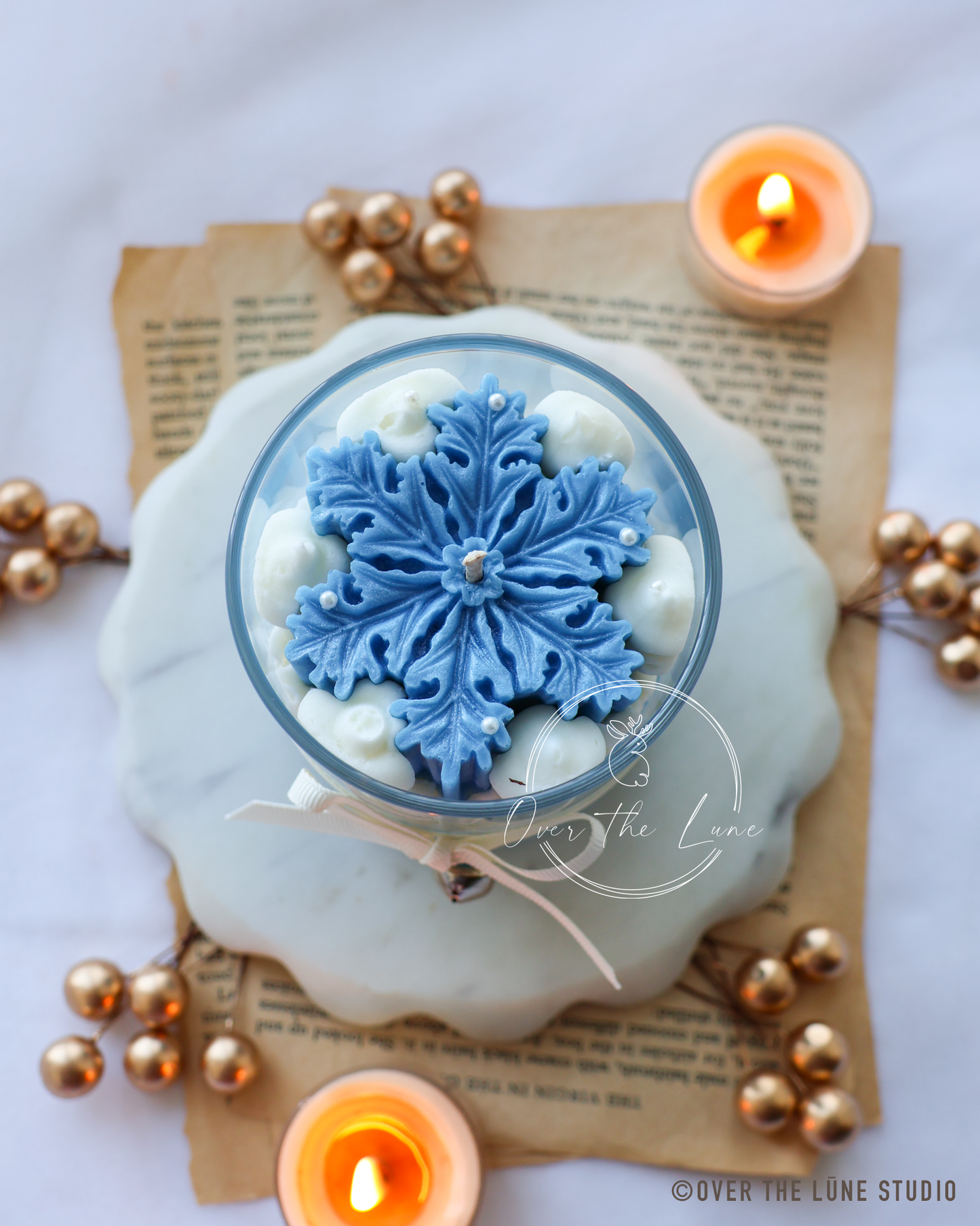 Snowflake Candle