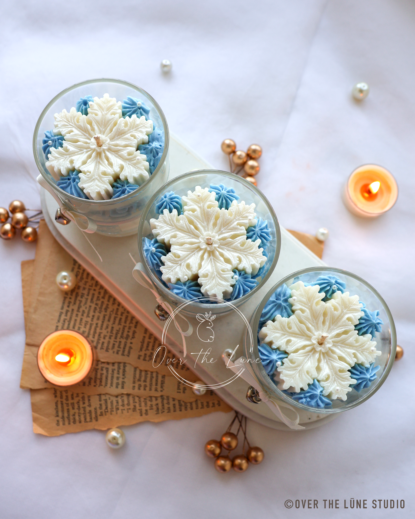 Snowflake Candle