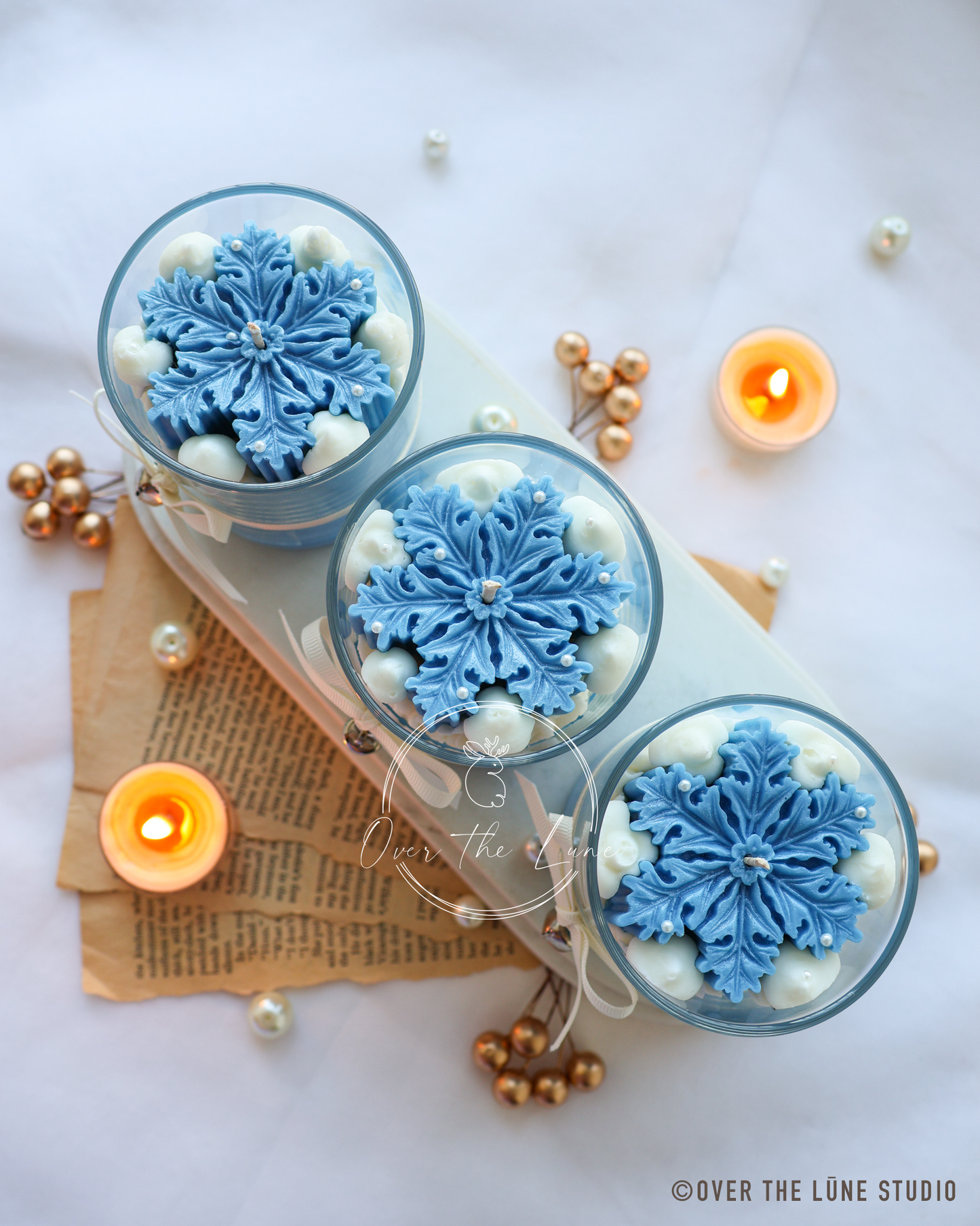 Snowflake Candle