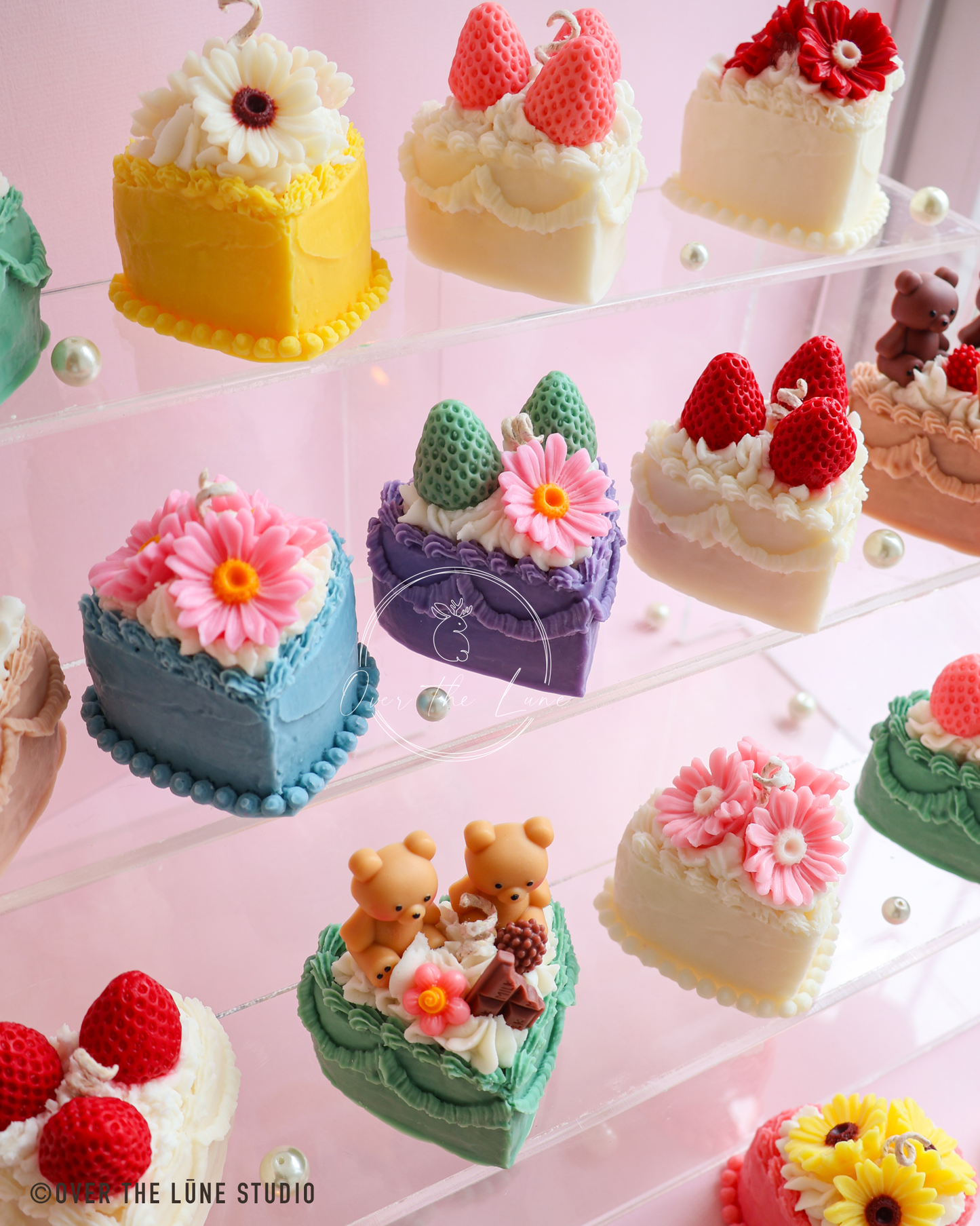 Heart Cake Birthday Candle