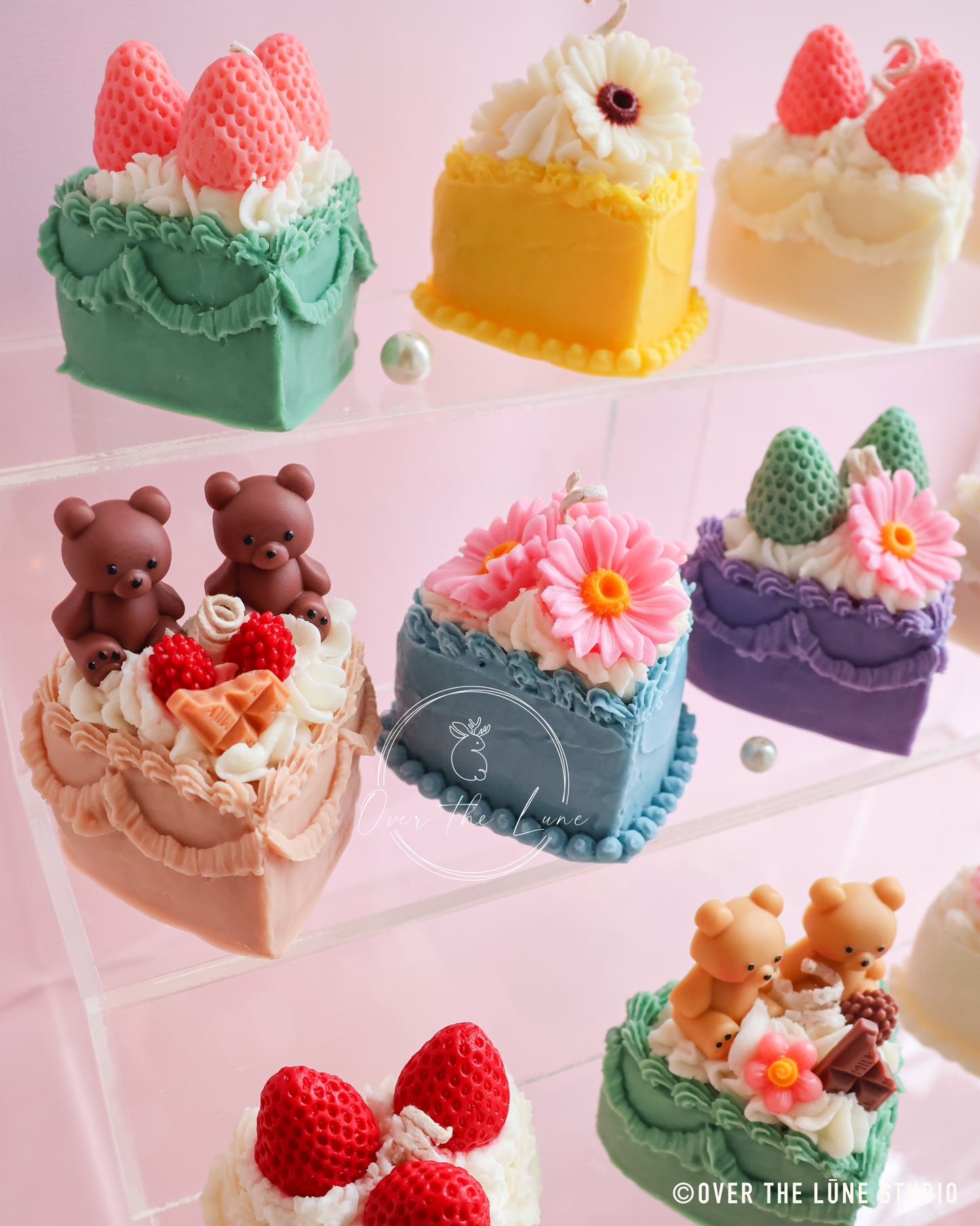 Heart Cake Birthday Candle